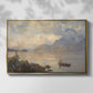 Traunsee, 1871 - Floater Framed Canvas Print