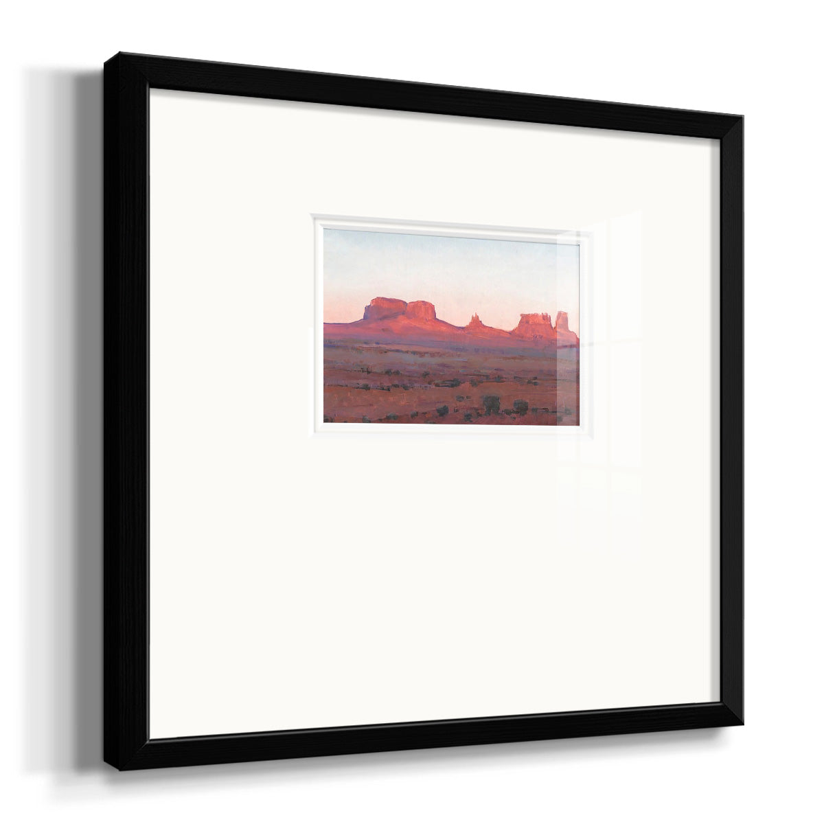 Red Rocks at Dusk II Premium Framed Print Double Matboard