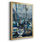 Edmonds Marina - Modern Framed Canvas Print