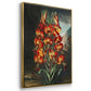 Temple of Flora I - Framed Premium Gallery Wrapped Canvas L Frame 3 Piece Set - Ready to Hang