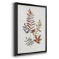 Autumn Leaves I - Modern Framed Canvas Print