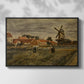 The Potato Harvest, c. 1875 - Floater Framed Canvas Print