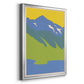 Bright Glacial Lake I - Modern Framed Canvas Print