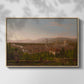 View of Florence from San Miniato, 1837 - Floater Framed Canvas Print
