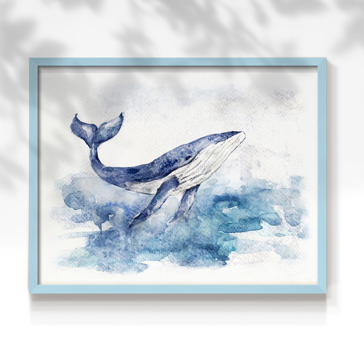 45573,whale,ocean,watercolor,painting,marine life,art,nature,blue,aquatic,surfacing,tranquil,wildlife,sea,animal,creative,illustration,water,beauty,environment,serene,ocean waves,natural habitat,fluke,graceful,peaceful,splash,oceanic,underwater,movement,glassy water,coastal,wild,ocean view,marine environment,fine art,tranquility,blue tones,fluid,Re-stickable,Nautical & Beach