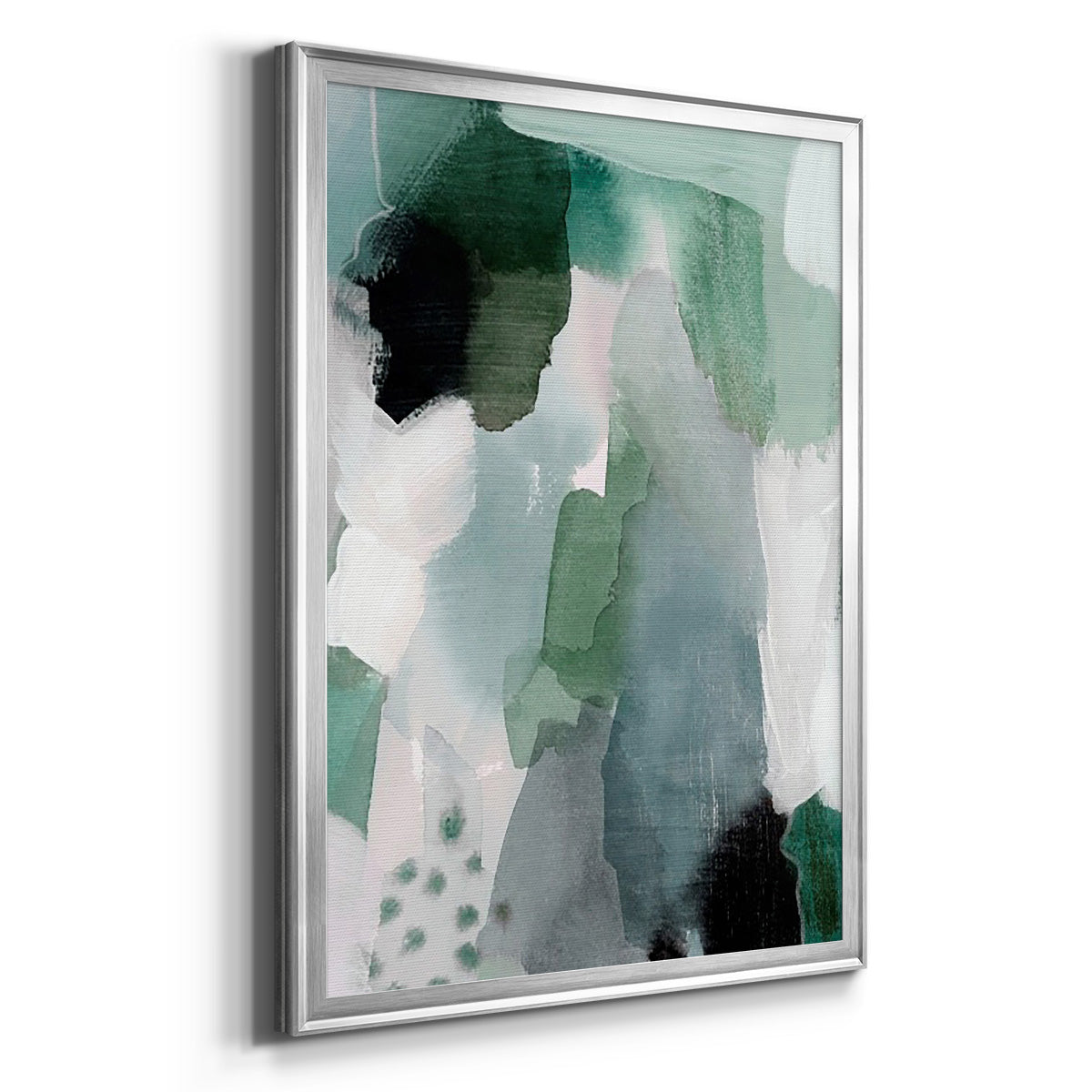 Turquoise Waters I - Modern Framed Canvas Print