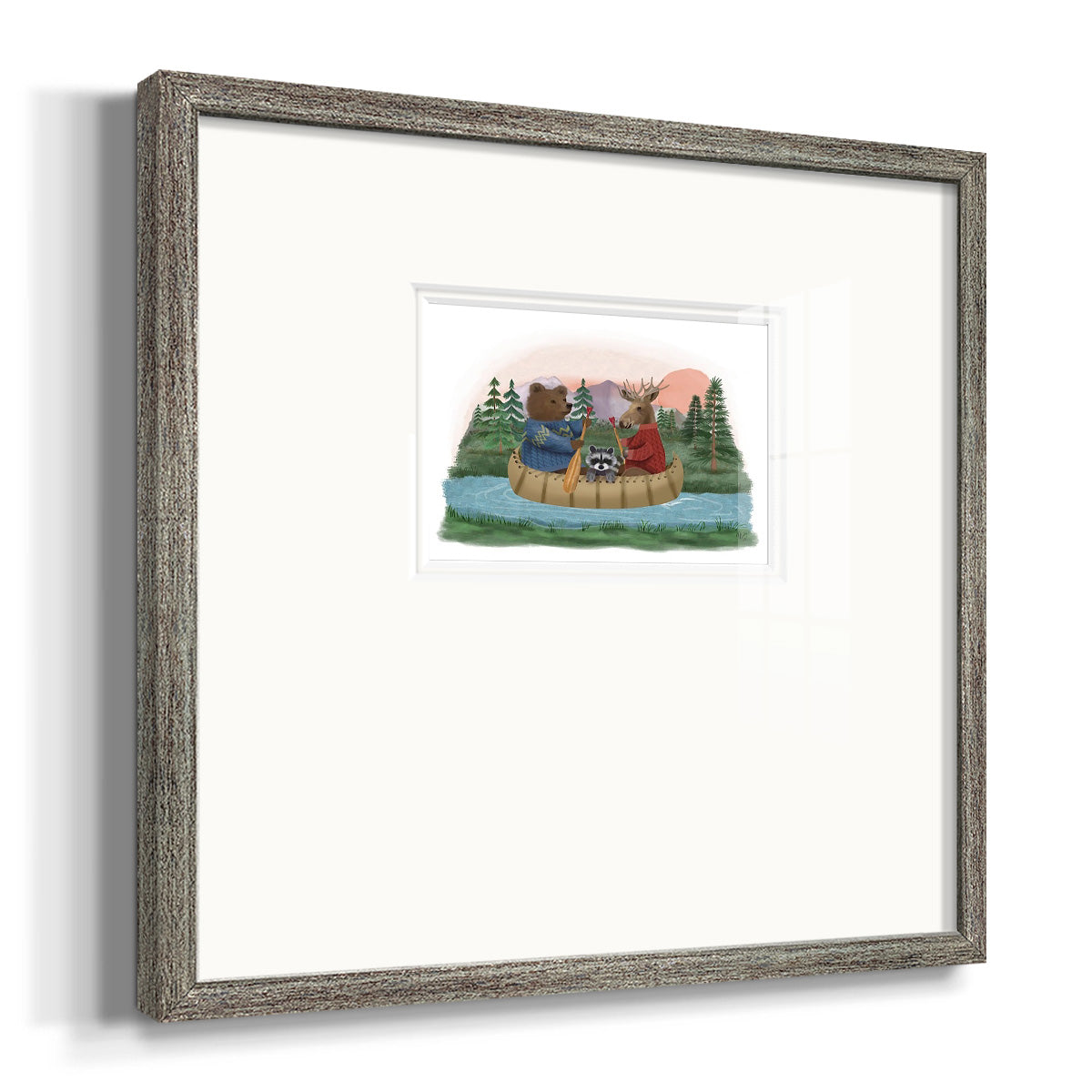 River Trip Premium Framed Print Double Matboard