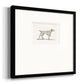 Neutral Pointer I Premium Framed Print Double Matboard