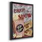 Movie Night I - Modern Framed Canvas Print
