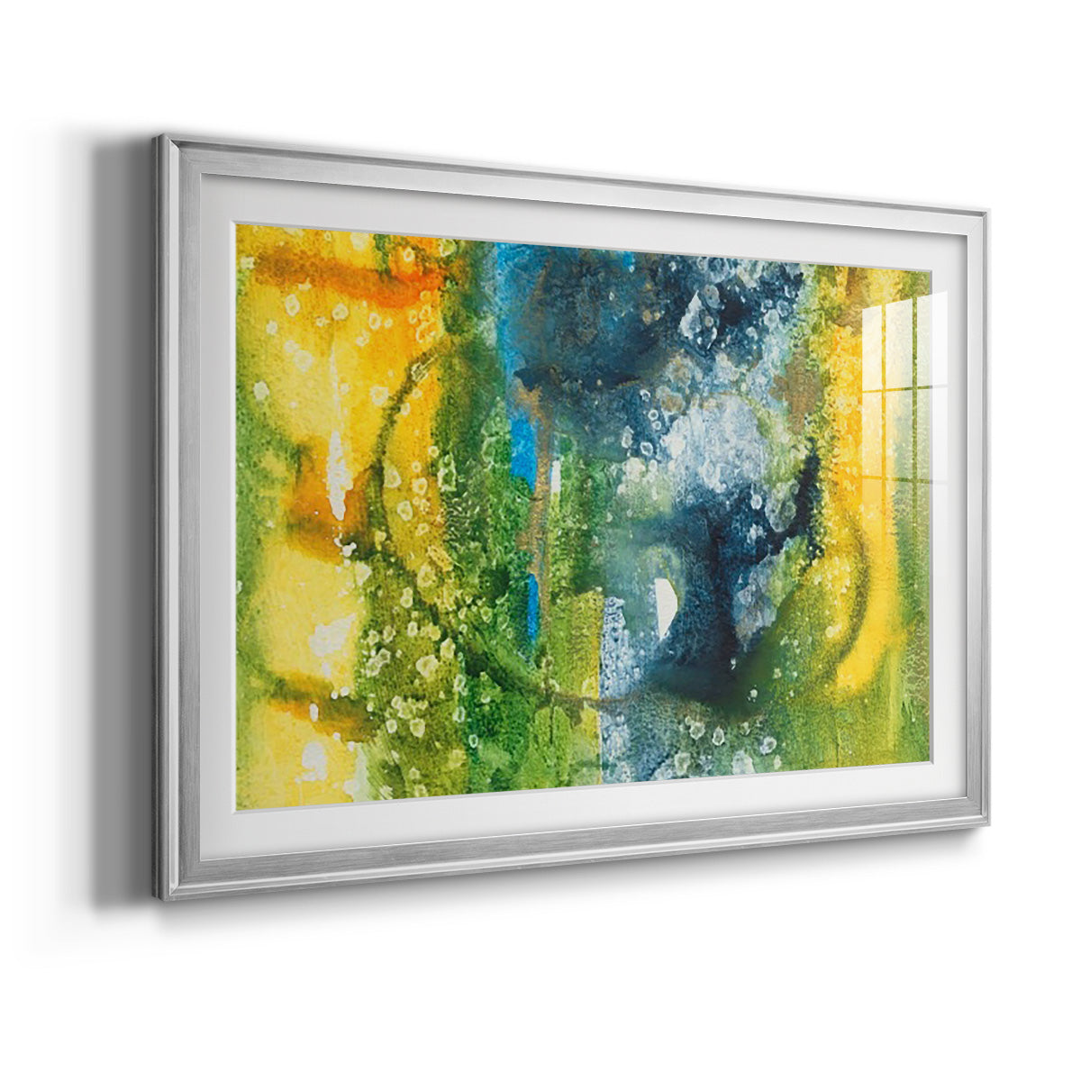 Aquatic Energy III - Modern Framed Art Print