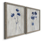 Indigo Botanical III - Barnwood Framed Canvas Set