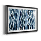 True Blue Wave I - Modern Framed Art Print