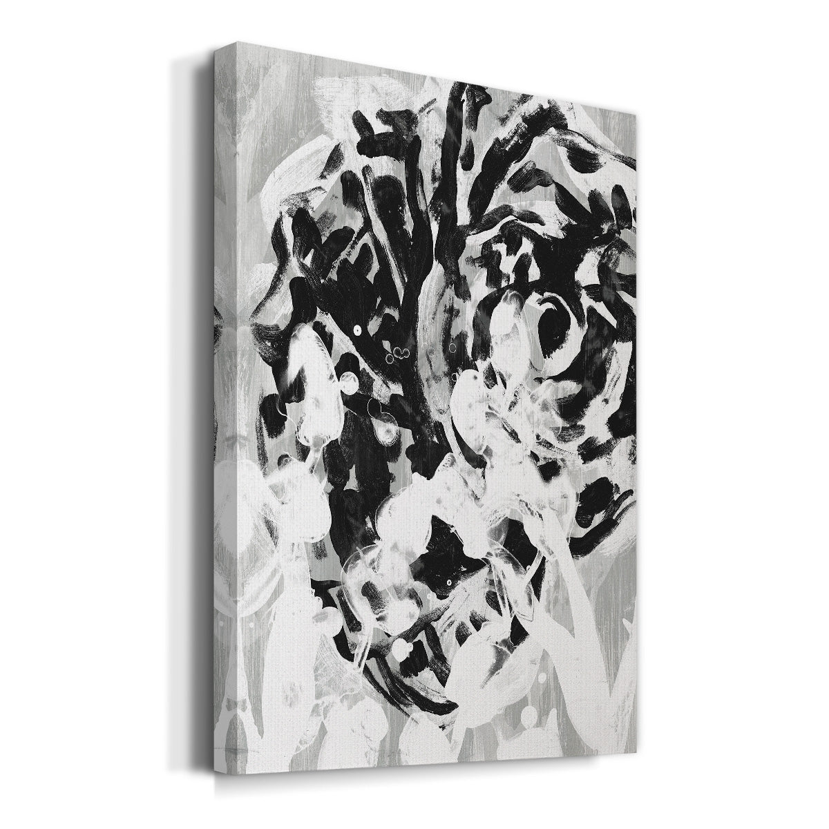 Ocean Inkblot III - Canvas Art Print