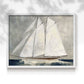 44722,sailing,boat,white sails,ocean,water,clouds,maritime,calm,serene,nautical,art,artwork,oil painting,tranquility,landscape,marine,vessel,coastline,blue,sky,brushstrokes,horizon,summer,artistry,wind,movement,waves,detail,craftsmanship,creative,coastal,peaceful,nature,soft colors,impressionistic,composition,classic,woodblock,harmony,freedom,scenery,Re-stickable,Nautical & Beach