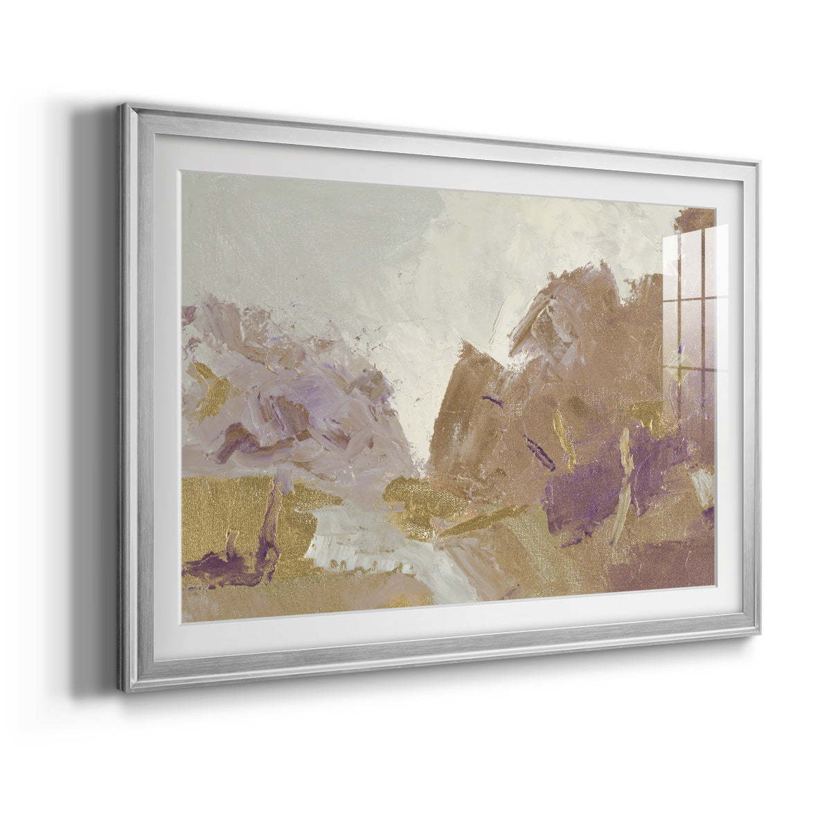 Fall Clearing Variation 2 - Modern Framed Art Print