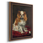 A King Charles Spaniel - Ornate Framed Canvas Print