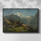 Balestrand, 1848 - Floater Framed Canvas Print