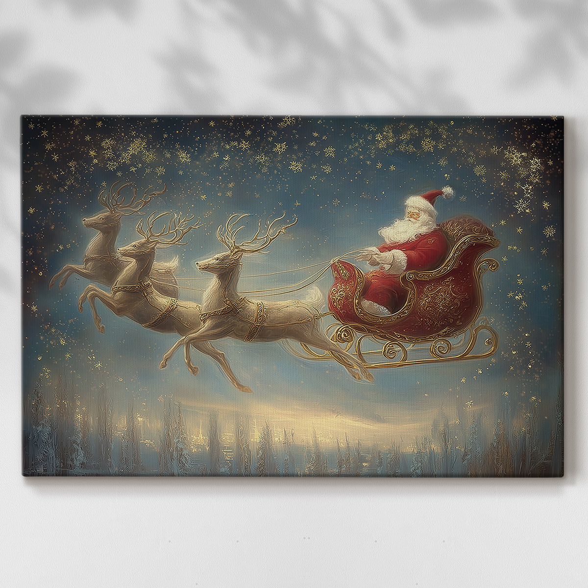 Night of Soft Linen Dawn - Canvas Art Print