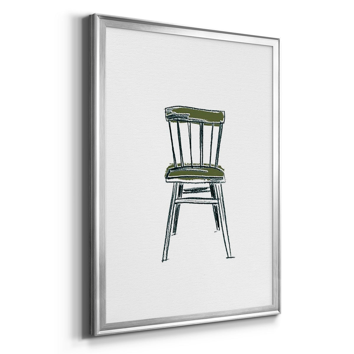 Take a Seat IV - Modern Framed Canvas Print