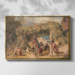 Figures and Animals in a Vineyard, c. 1829 - Floater Framed Canvas Print