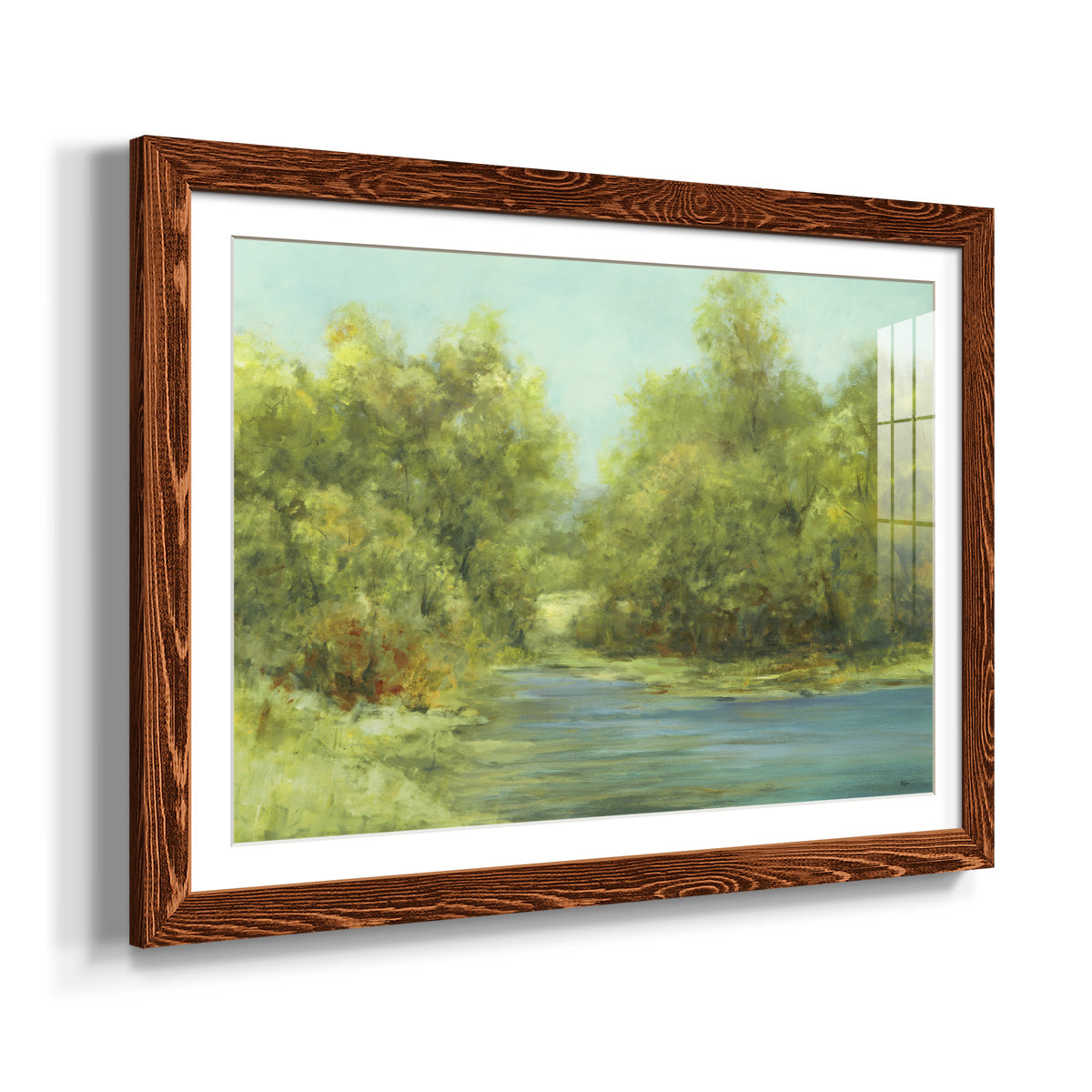 Country Views III-Premium Framed Print - Ready to Hang