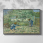 First Steps after Millet, 1890 - Floater Framed Canvas Print