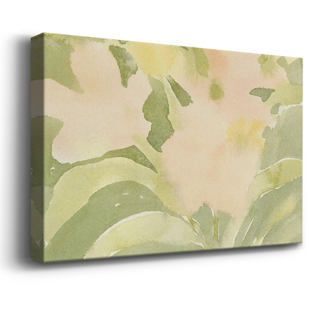 Verdant Floral Abstract II Premium Gallery Wrapped Canvas - Ready to Hang