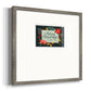 Bright Christmas Night  I Premium Framed Print Double Matboard