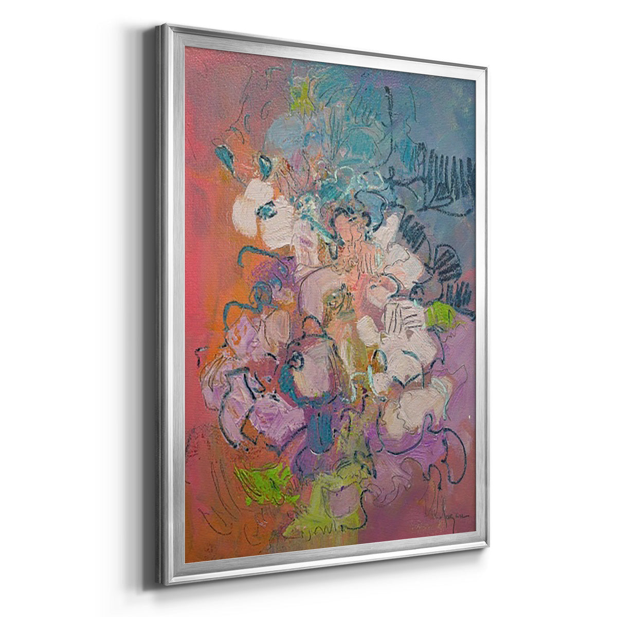 Archipelago - Modern Framed Canvas Print