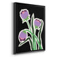 Pop Flowers II - Modern Framed Canvas Print