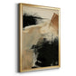 Baked Paintstrokes III - Modern Framed Canvas Print