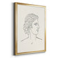 Greek Busts I - Modern Framed Canvas Print