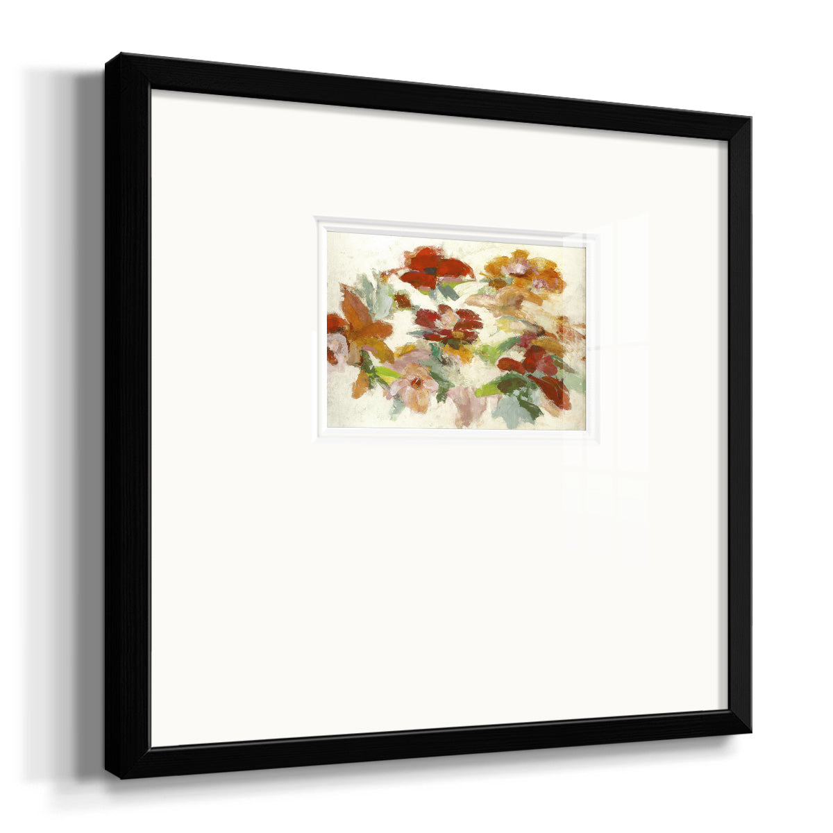 Floral Impressions V1 Premium Framed Print Double Matboard