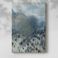 Canvas art print of a bustling street with crowds and loose brushwork with a soft shadow on a white background.