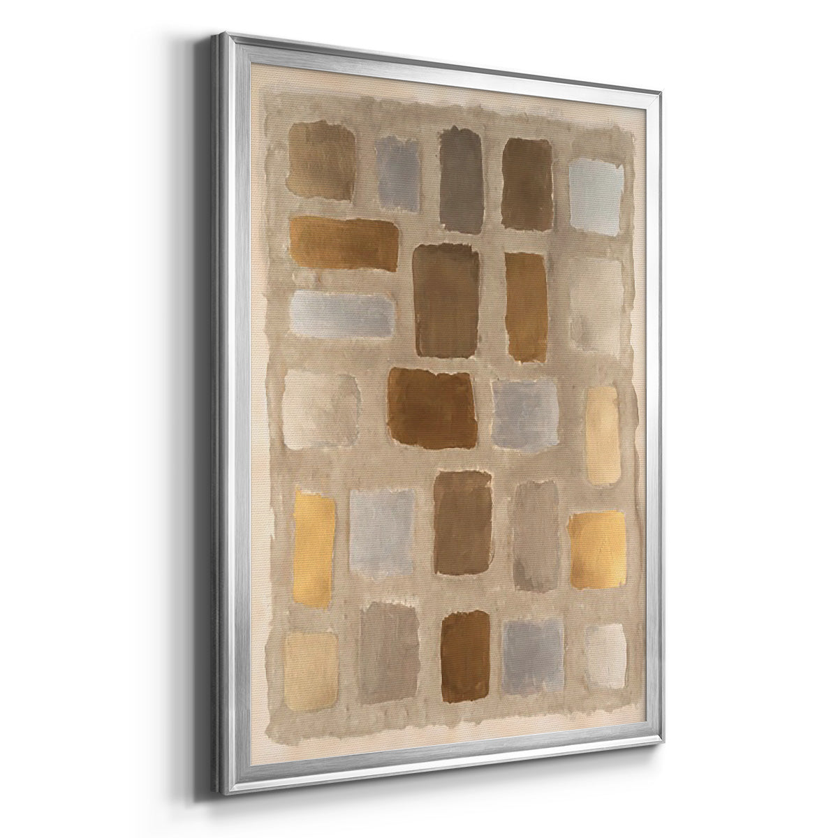 Sand Shaped I - Modern Framed Canvas Print