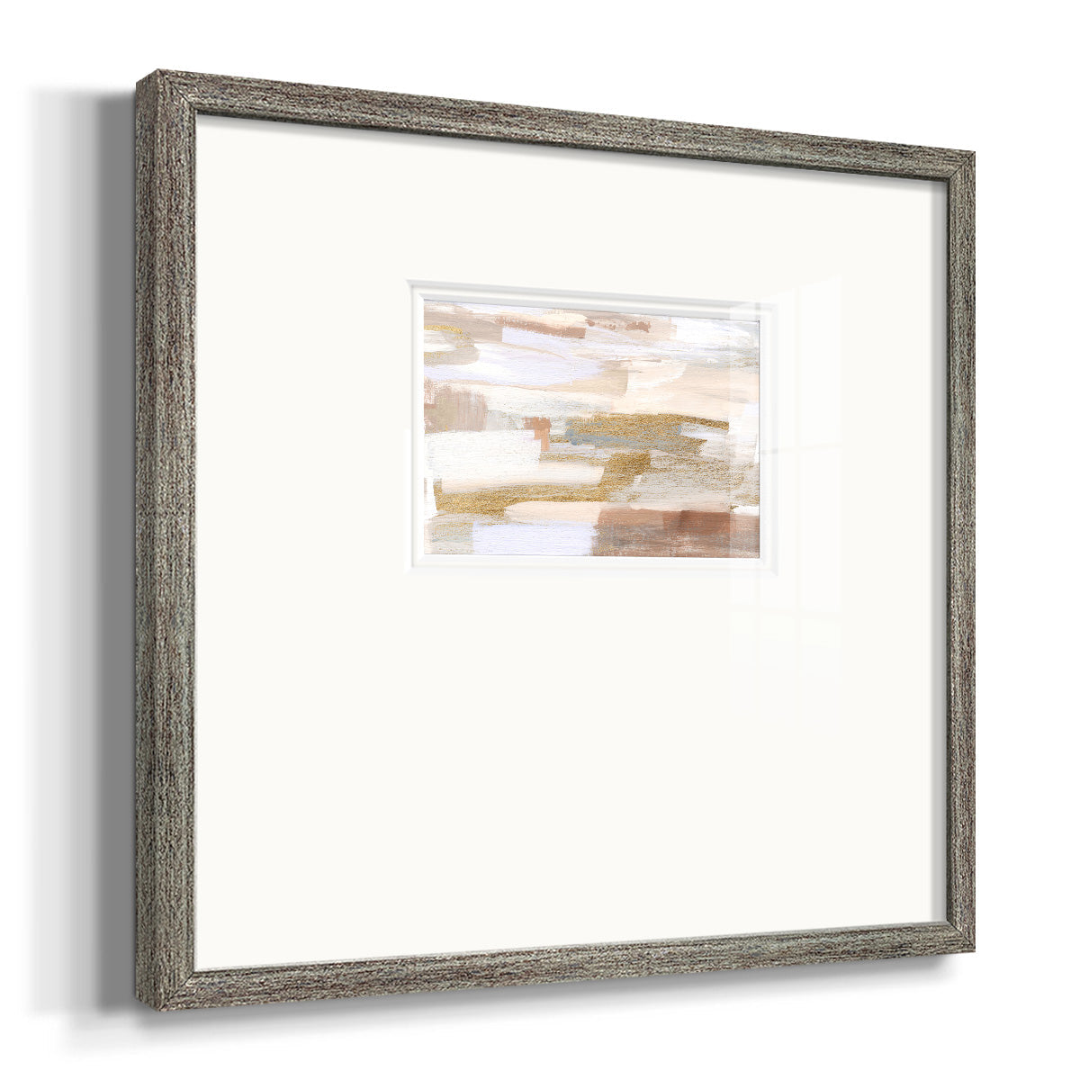 Gold Quartz II Premium Framed Print Double Matboard