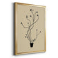 Spring Sprig Vase II - Modern Framed Canvas Print