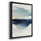 Waves I - Modern Framed Canvas Print