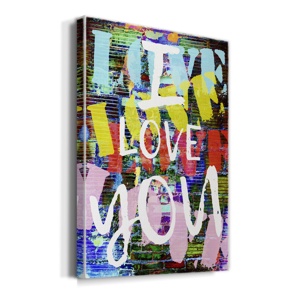 Graffiti Love II Premium Gallery Wrapped Canvas - Ready to Hang