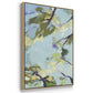 Aqua Sky - Framed Premium Gallery Wrapped Canvas L Frame - Ready to Hang