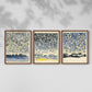 Abstract Series CXCII - Restickable Framed Art Set