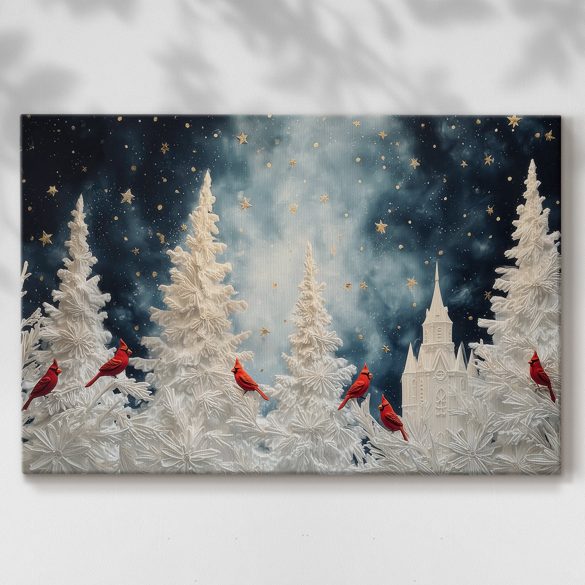 Soft Linen Blessing of Fir - Canvas Art Print