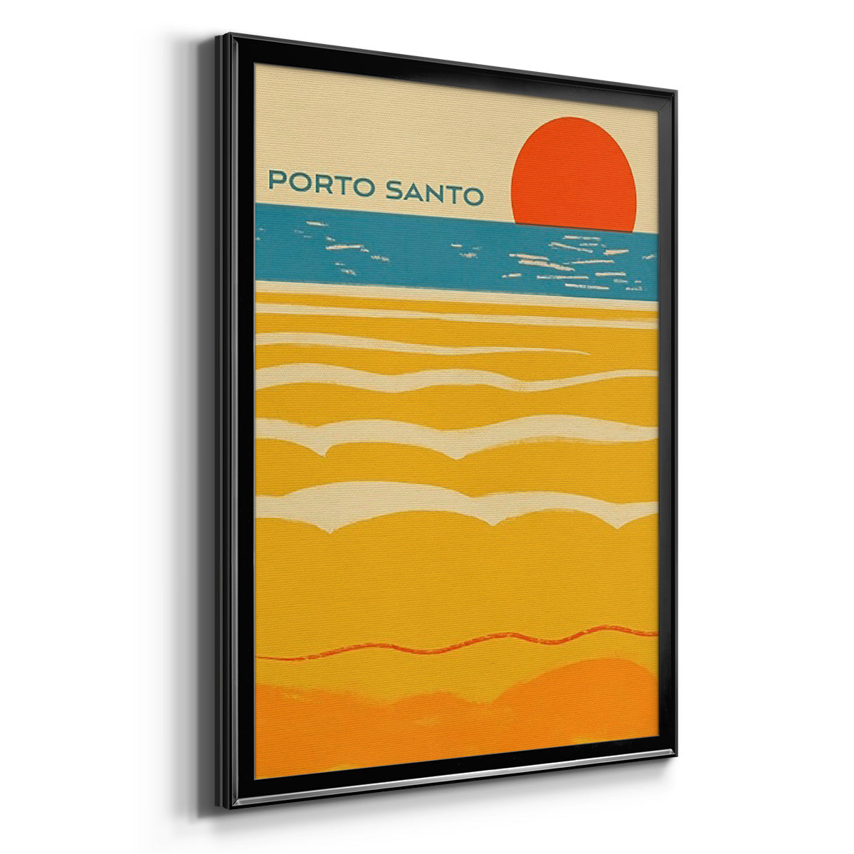 Summer Abroad I - Modern Framed Canvas Print