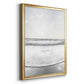 Serene Shore - Modern Framed Canvas Print