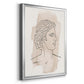 Greek Busts IV - Modern Framed Canvas Print