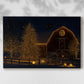 Candlelit Serenade of Carols - Canvas Art Print
