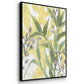 Sea Grass Fresco I - Framed Premium Gallery Wrapped Canvas L Frame 3 Piece Set - Ready to Hang