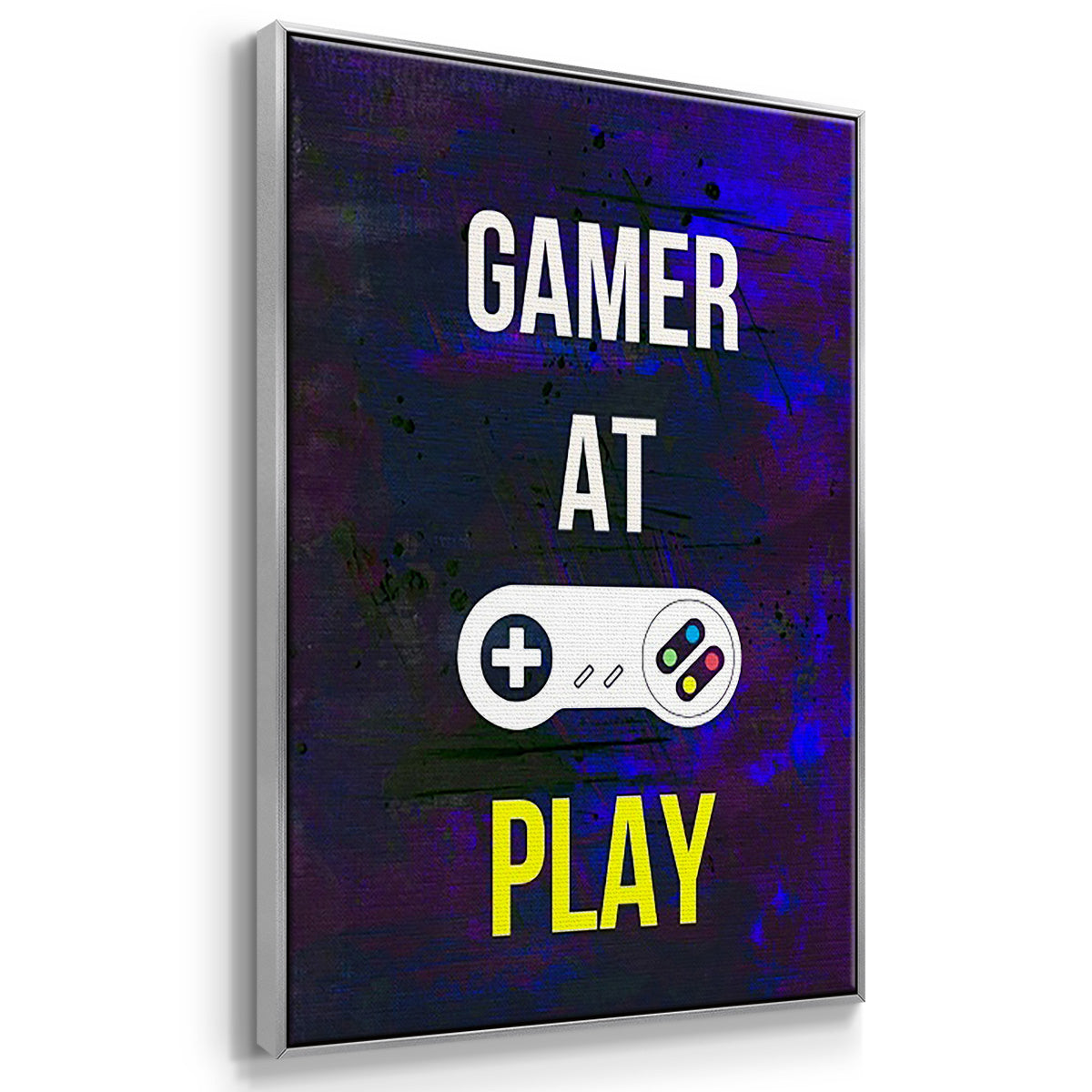 Gamer at Play IV - Floater Framed Canvas Set
