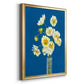 Ice Poppies - Modern Framed Canvas Print