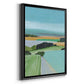 Bright Colored Countryside III - Modern Framed Canvas Print